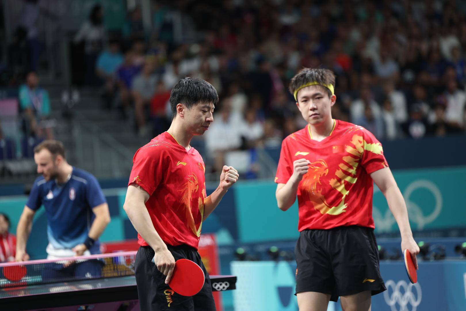 包含瑞典乒乓球队完胜韩国乒乓球队，马龙高光表现的词条