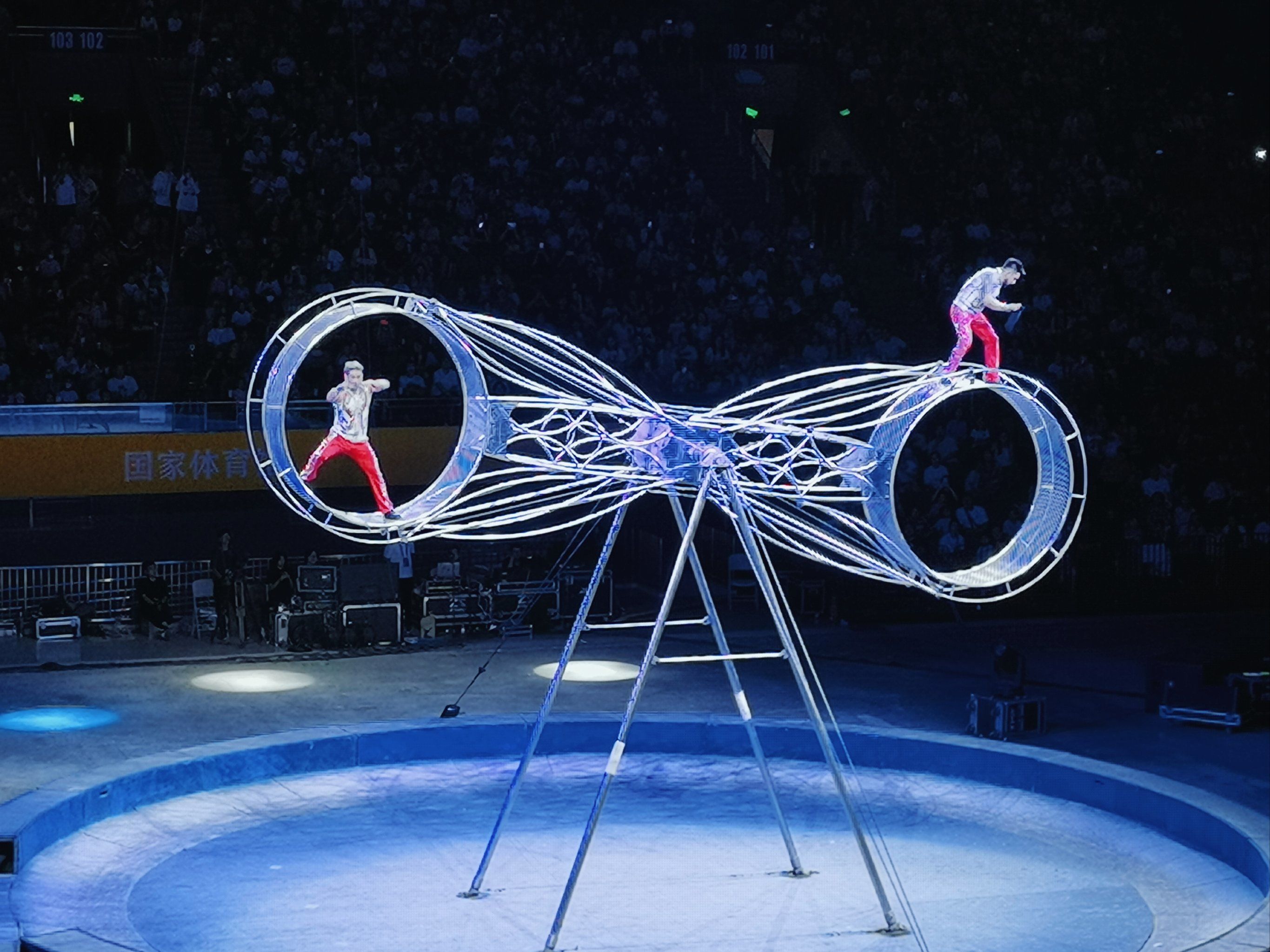 场上球风流畅犹如舞蹈，观众眼睛为之一亮